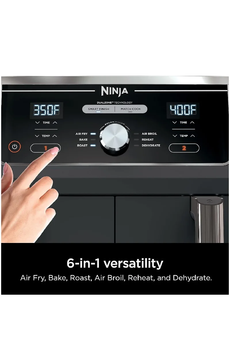 Freidora de Aire XL 6 en 1 Ninja® Dual Zone™ IQ Boost - Saks
