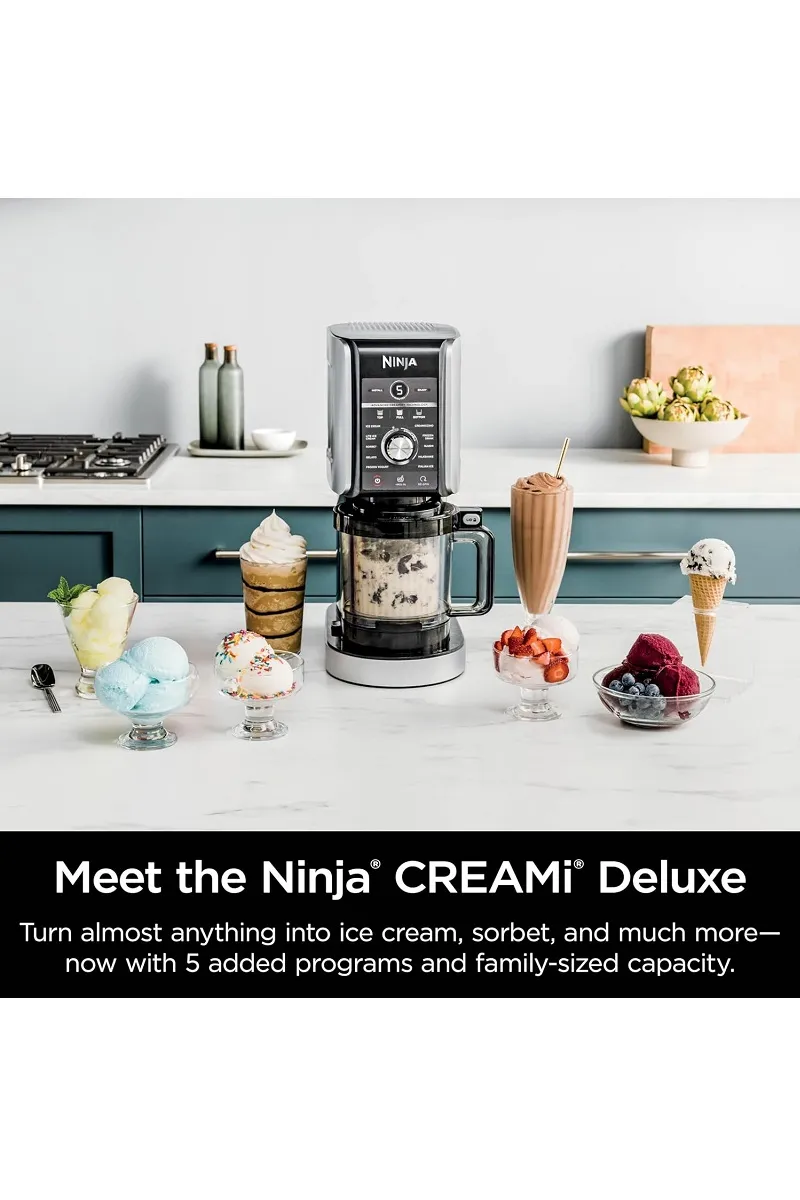 Ninja CREAMi® XL Deluxe 11 en 1 Ice Cream & Frozen Treat Maker
